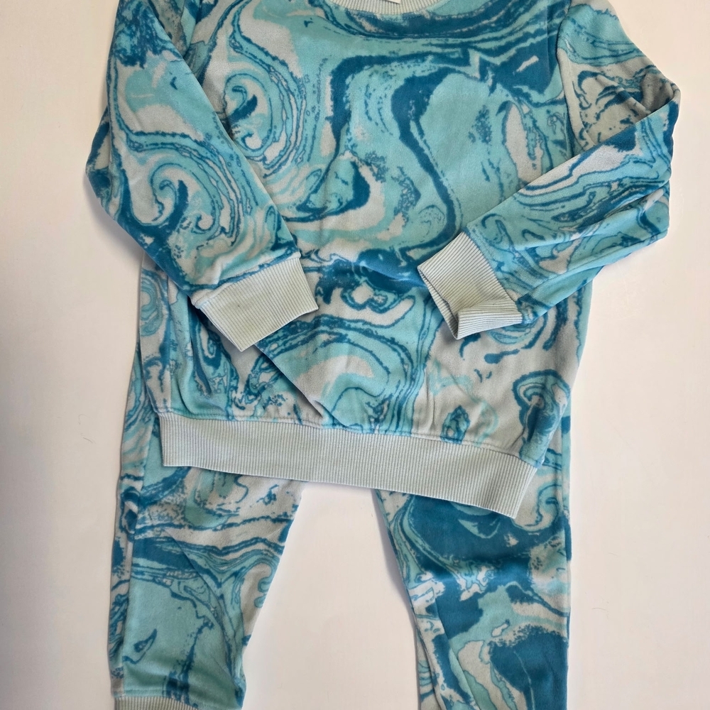 Cat & Jack Aqua Tie-Dye Joggers
